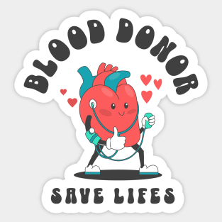 blood donor Sticker